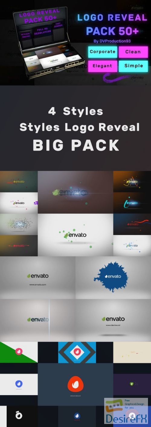 Videohive Logo Reveal Pack 26444011