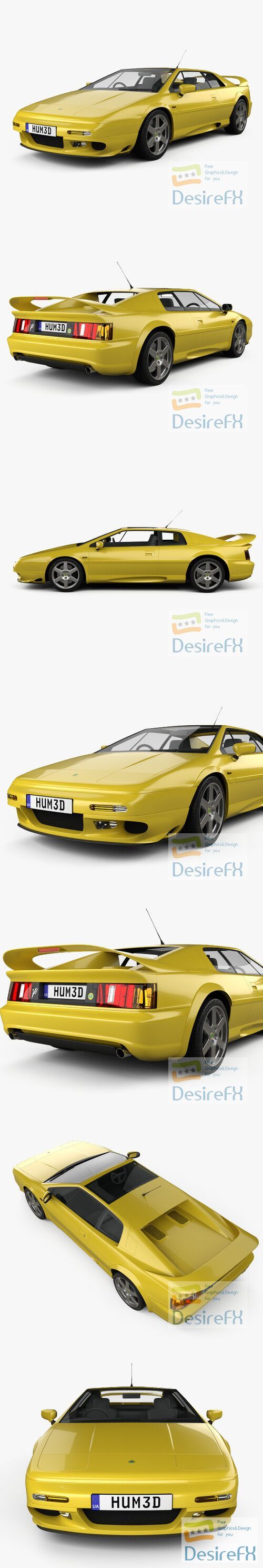 Lotus Esprit 1996 3D Model