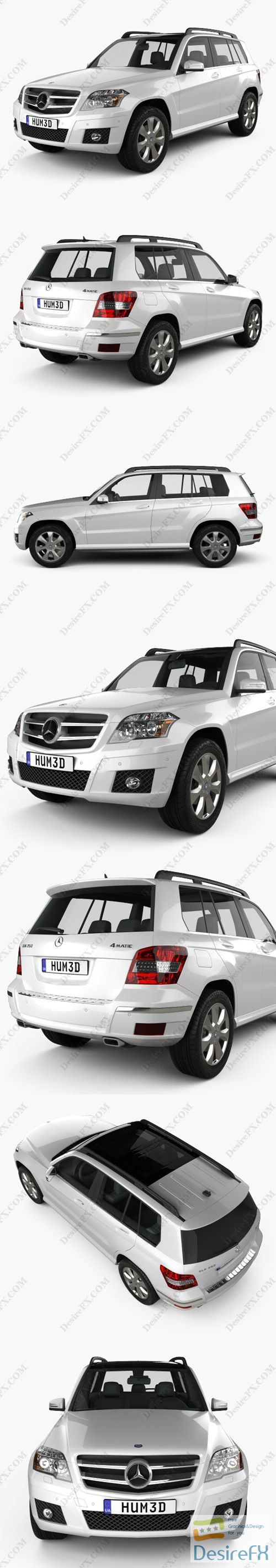 Mercedes-Benz GLK-Class 2010 3D Model