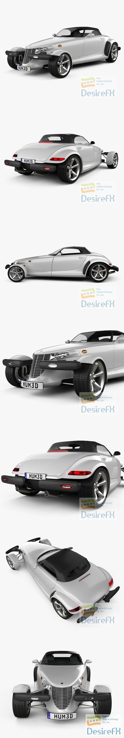 Plymouth Prowler 1999 3D Model