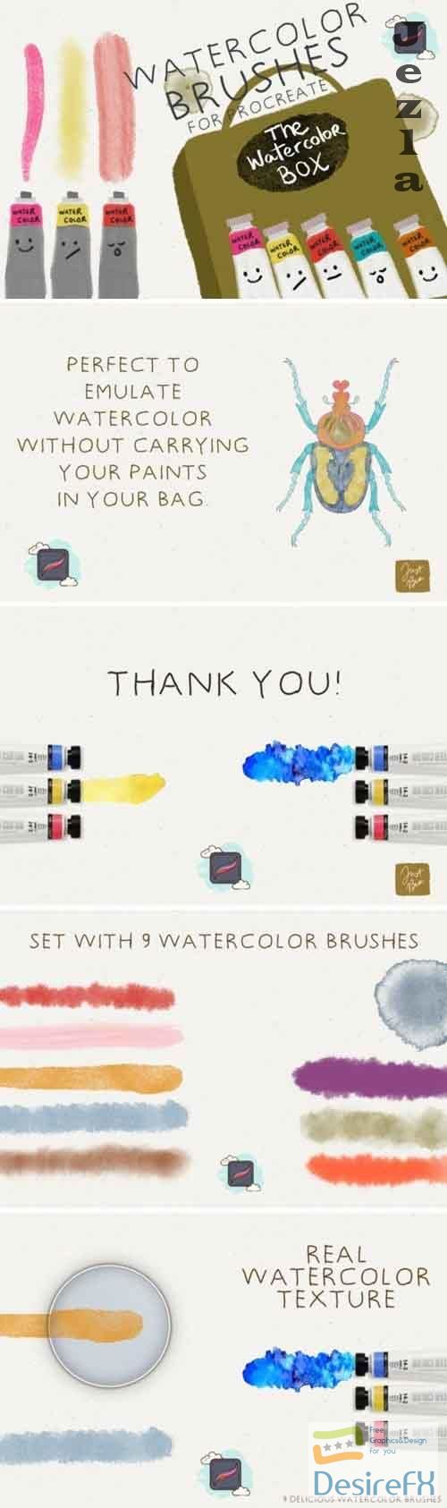The Procreate Watercolor Box - 5045270