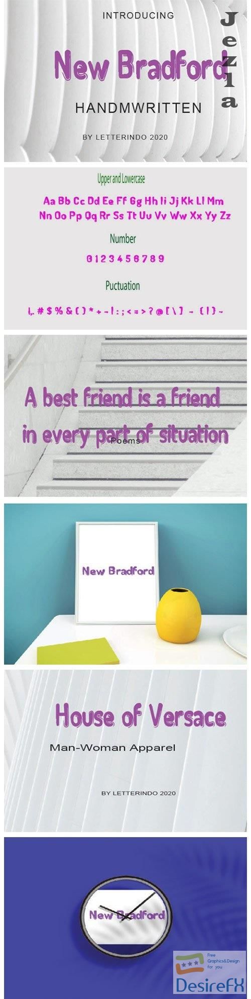 New Bradford Font