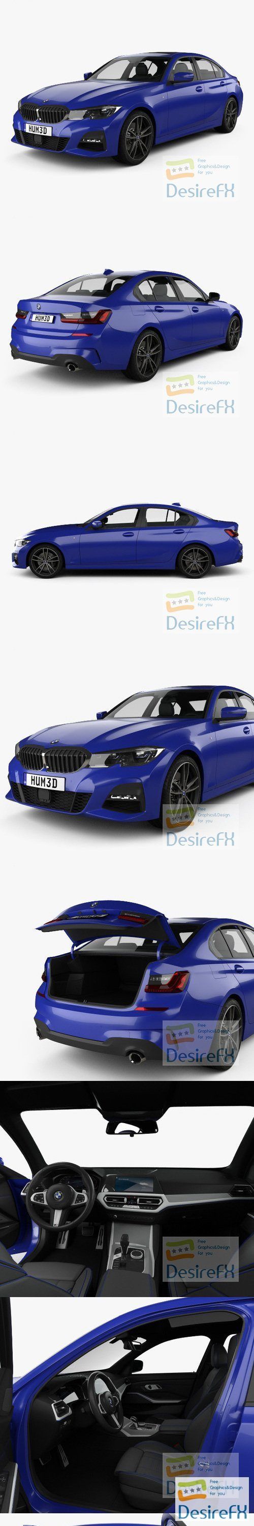 Desirefx.com | Download Honda City with HQ interior 2014 3D Model