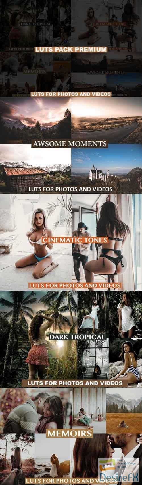 21 Brown Tones LUTS for Photos &amp; Videos