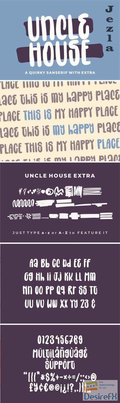 Uncle House Font