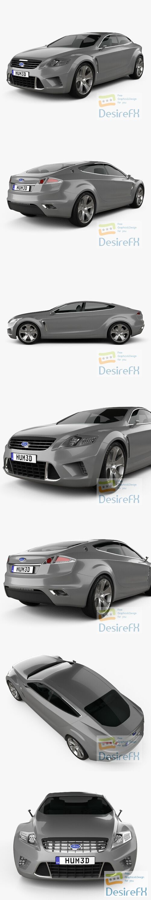 Ford Iosis concept 2005 3D Model