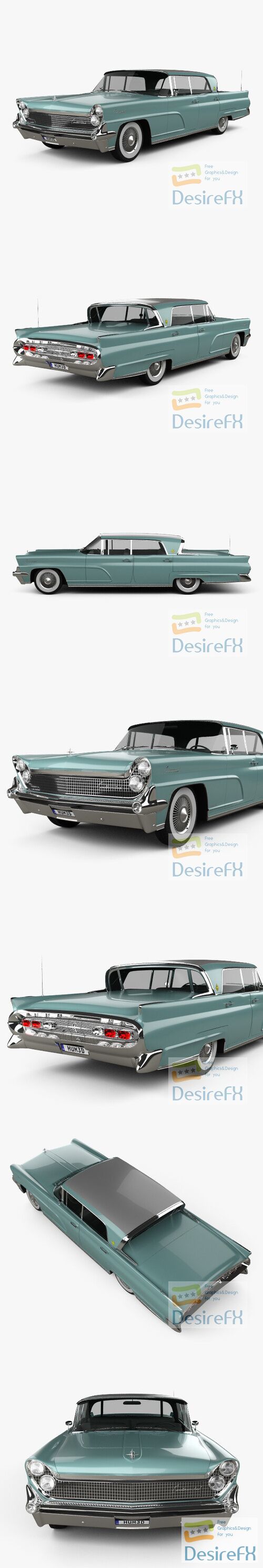 Lincoln Continental Mark IV 1959 3D Model