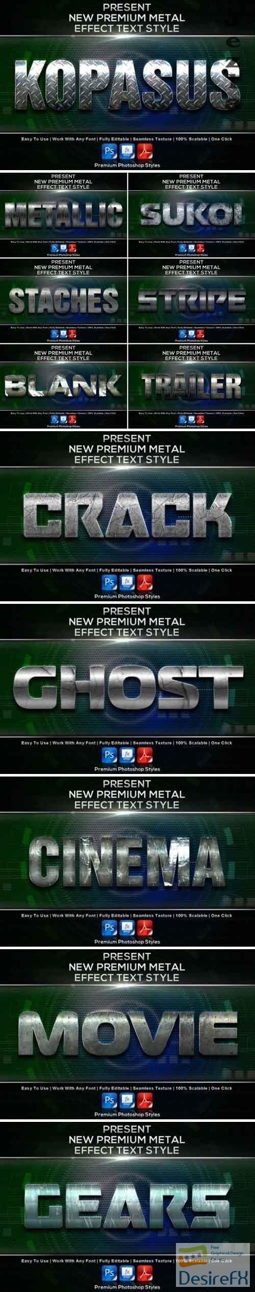 New Premium Metal Styles