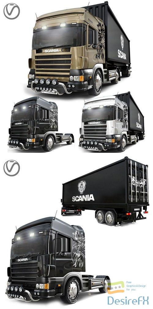 Scania Truck 2013 3D Model