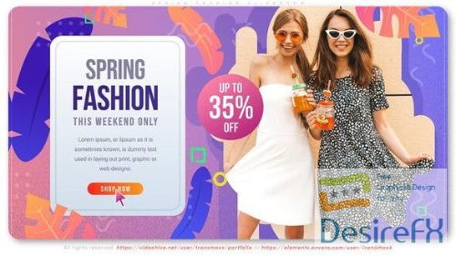 Download Videohive Spring Fashion Slideshow 27310179 - DesireFX.COM