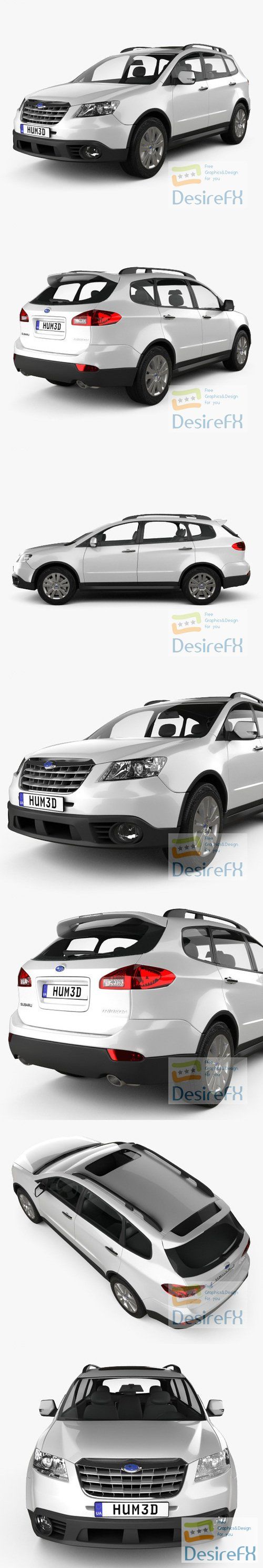 Subaru Tribeca 2010 3D Model