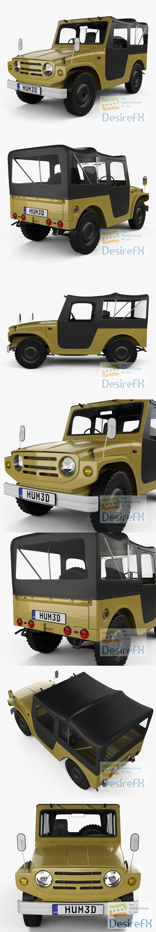 Suzuki Jimny 1970 3D Model