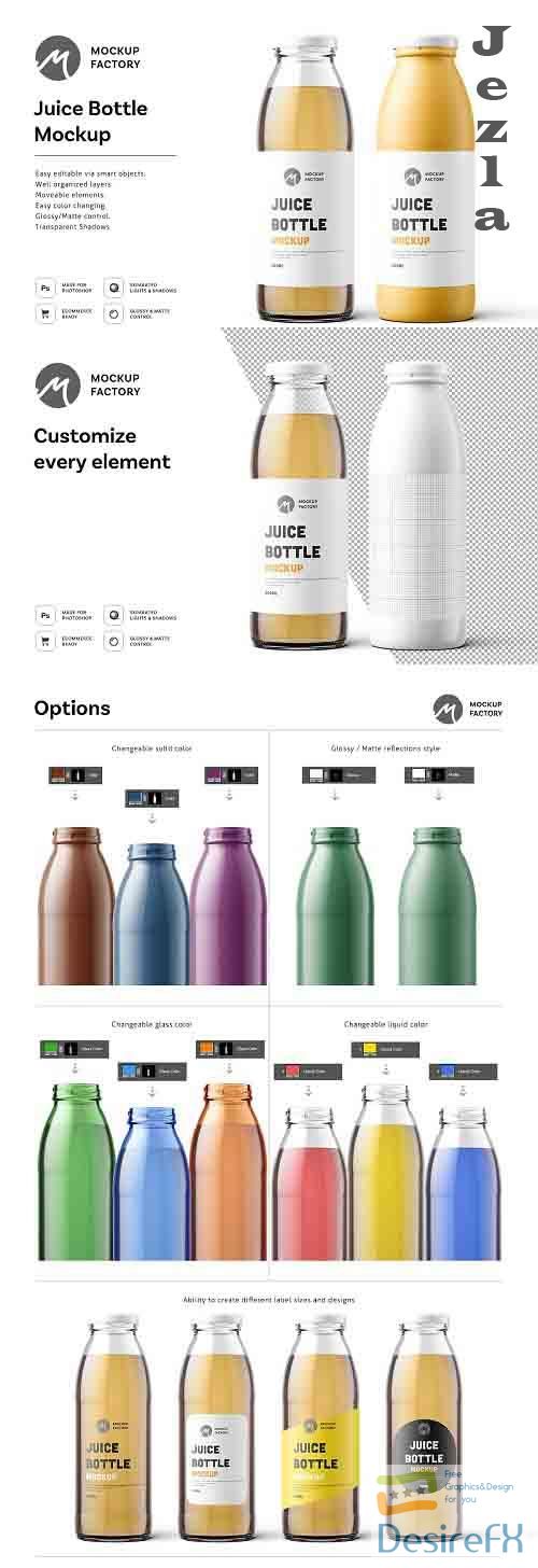 Juice Bottle Mockup 4575145