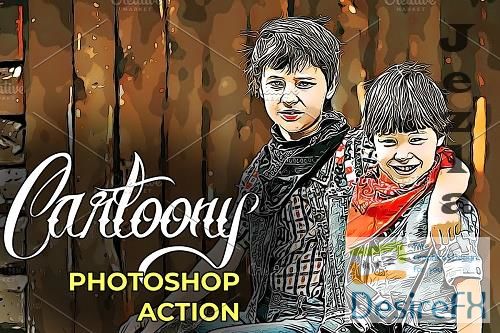 Cartoony Photoshop Action - 4723737
