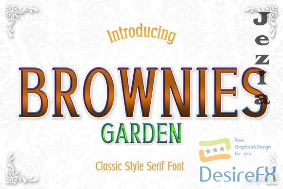 Brownies Garden Font