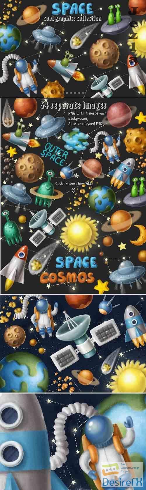 Space Objects Collection - 72993