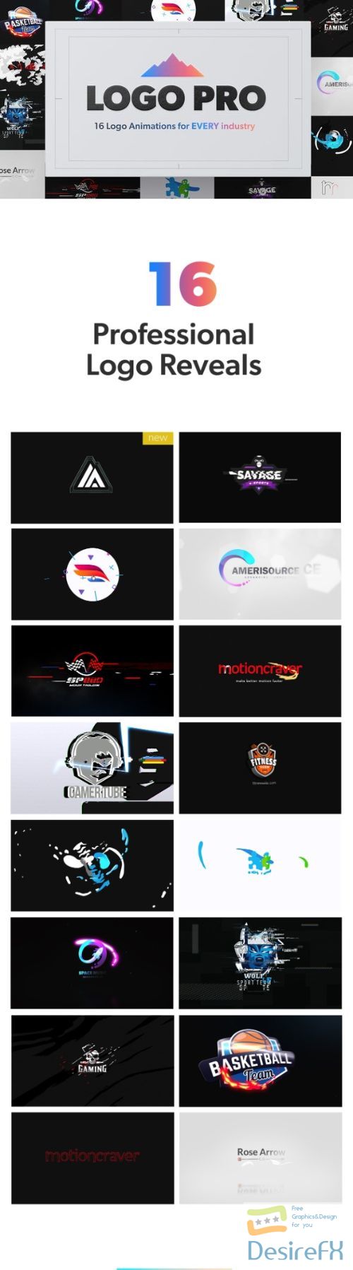 Videohive Logo Pro | Logo Animation Pack 25621946