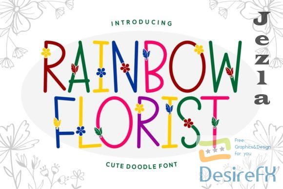 Rainbow Florist Font