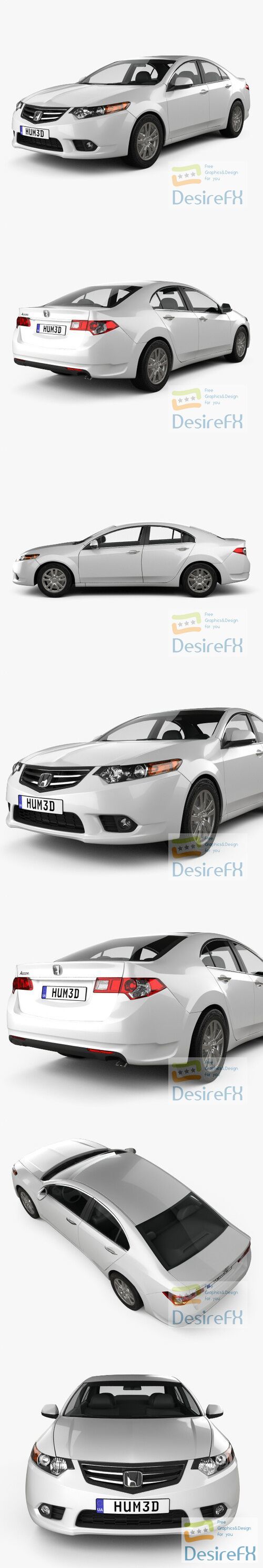 Honda Accord Sedan 2011 3D Model