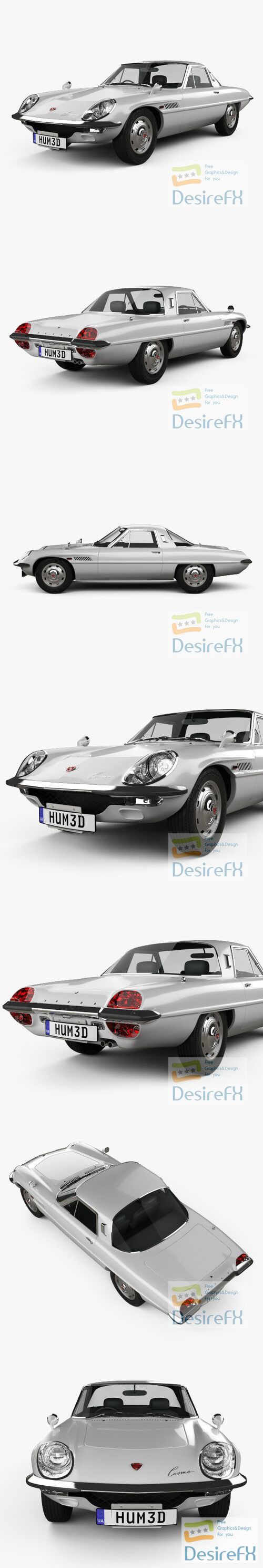 Mazda Cosmo 1967 3D Model