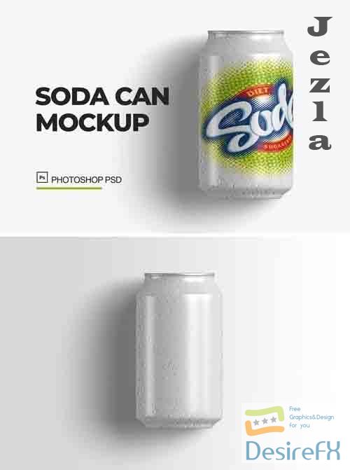 Soda Can Mockup V.2