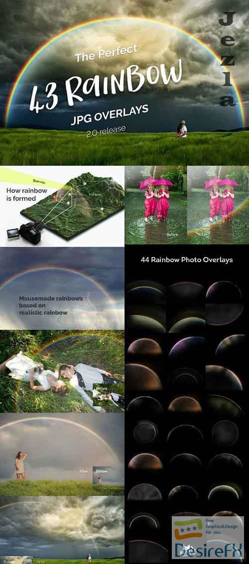 43 Rainbow Photo Overlays 2.0 27028146