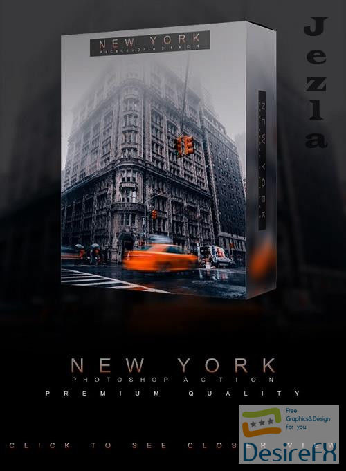 Famous City's / NEW YORK - Photoshop Action 26752166