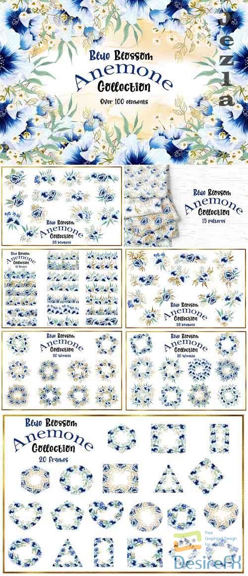 Blue Blossom Anemone Collection - 776601