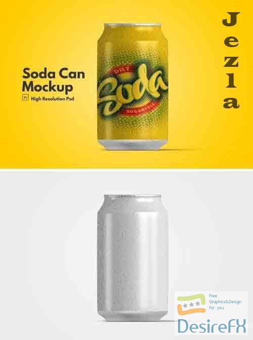 Soda Can Mockup V.1