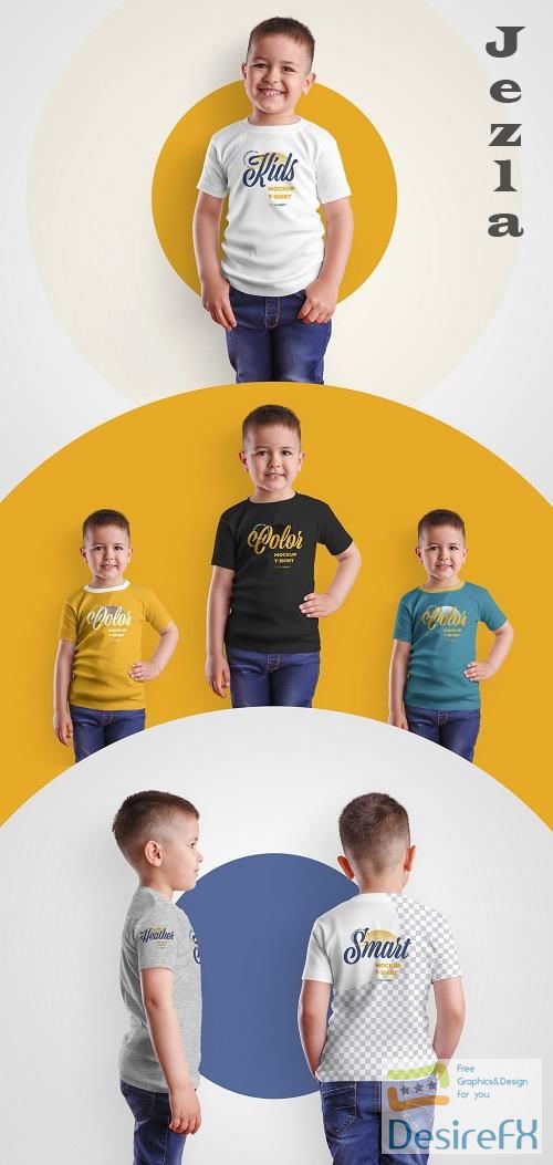 4 Kids T-Shirt Mockups for Boys 370583309