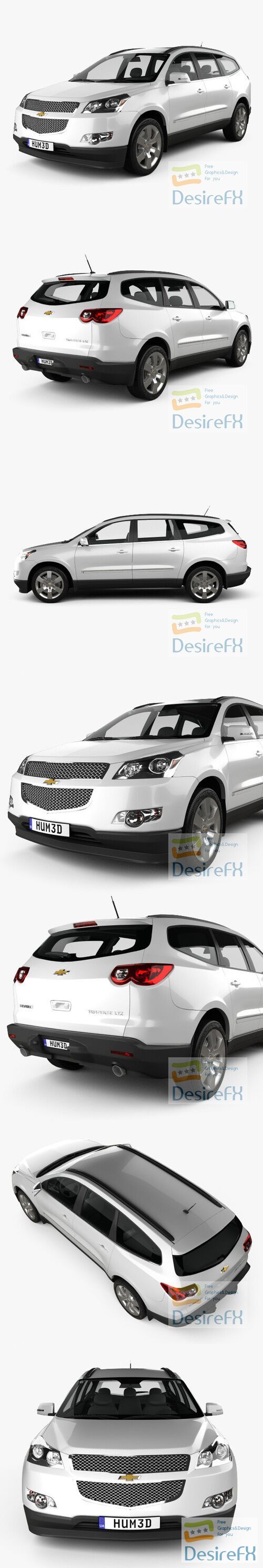 Chevrolet Traverse 2011 3D Model