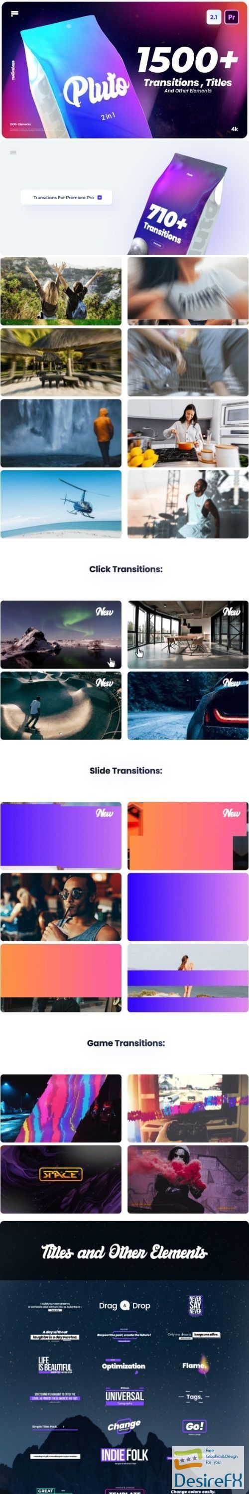 Videohive Transitions and Titles 25930303 V2.1- Premiere Pro Templates