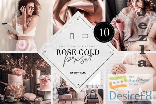 Rose Gold Lightroom Presets Bundle 5251326