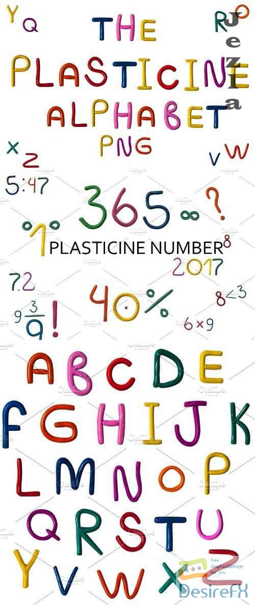Plasticine ABC. Aphlabet & Numbers - 1246628