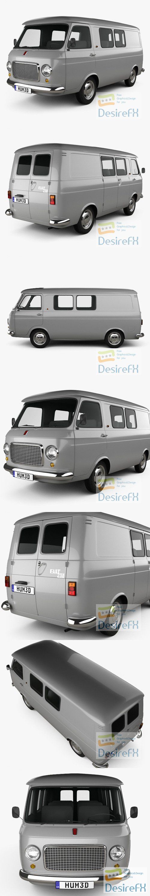 Fiat 238 1968 3D Model