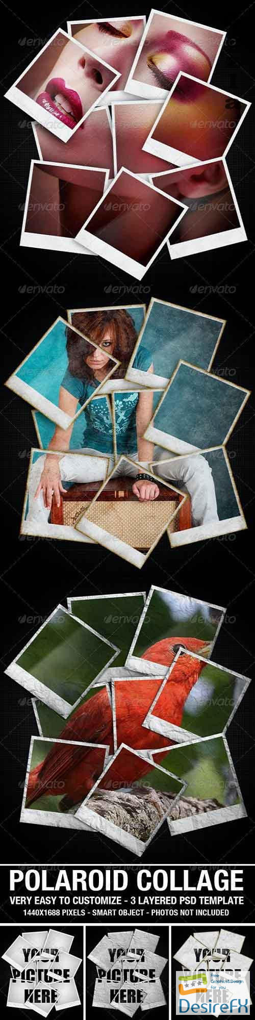 Polaroid Collage Photo Template 2627722