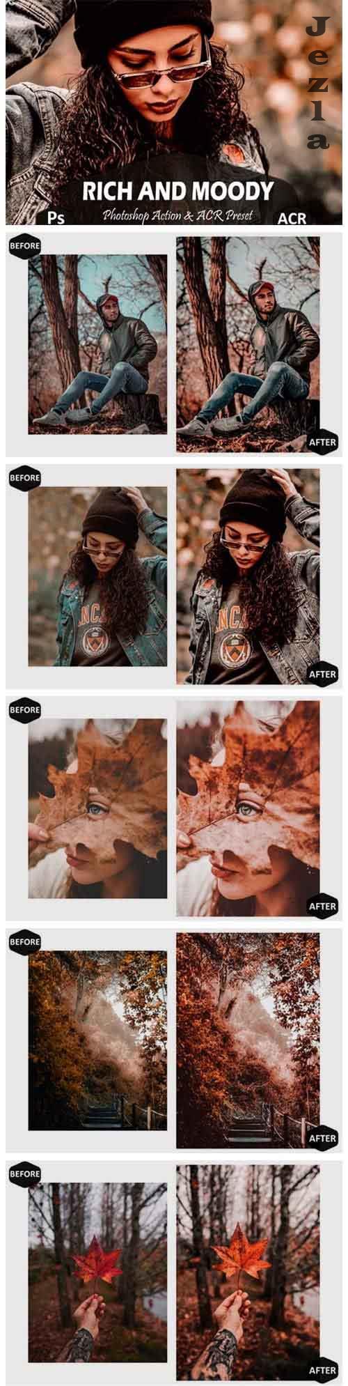 10 Rich and Moody hotoshop Actions And ACR Presets