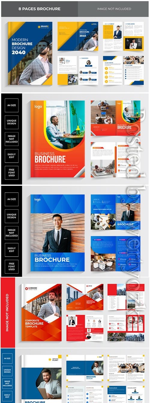 2021 business brochure design template