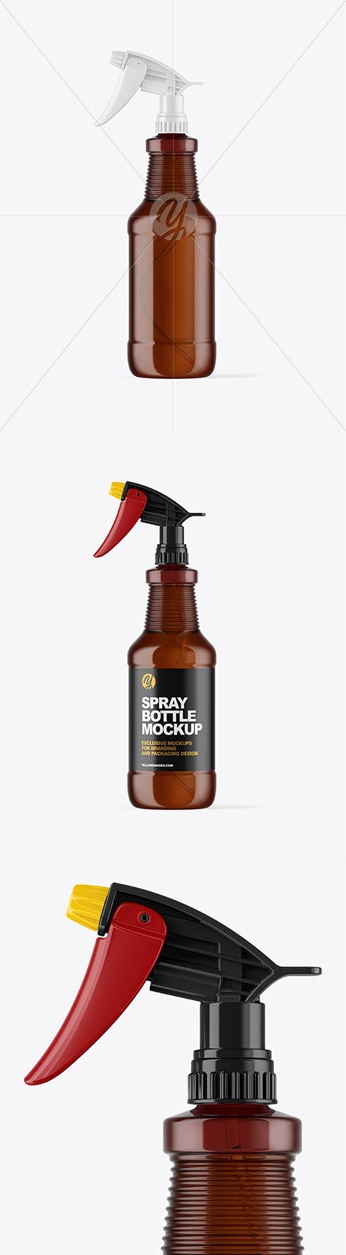 Amber Spray Bottle Mockup 66581