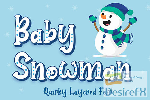 Baby Snowman - Display Font
