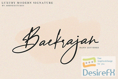 Baekrajan Luxury Modern Signature