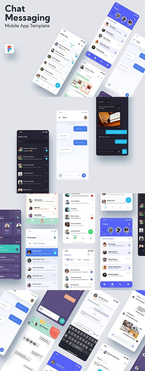 Chat Messaging Screen - Mobile App Template