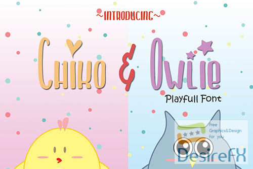 Chiko & Owlie - Cute Font