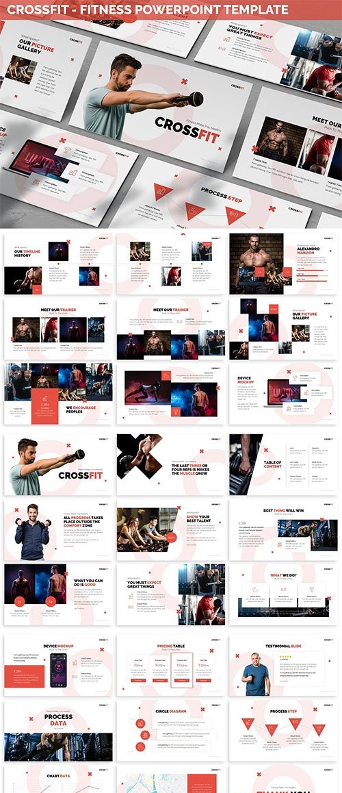 Crossfit - Fitness Powerpoint Template