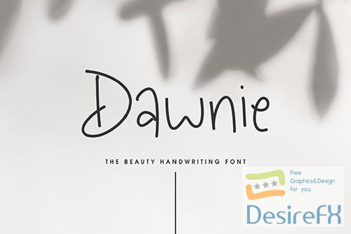 Dawnie - The Beauty Handwriting Font