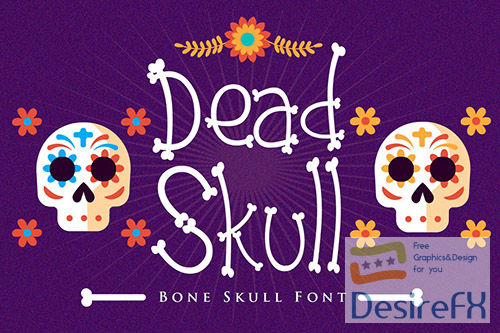 Dead Skull - Bone Skull Font