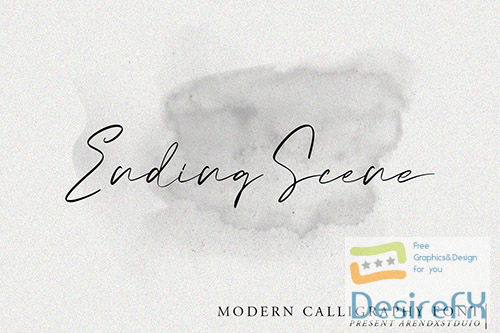 Ending Scene | Calligraphy Font