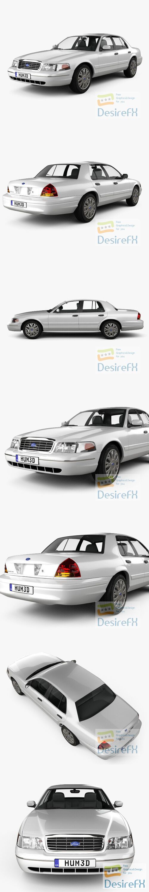 Ford Crown Victoria 2005 3D Model