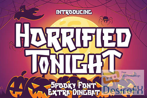 Horrified Tonight - Halloween Font