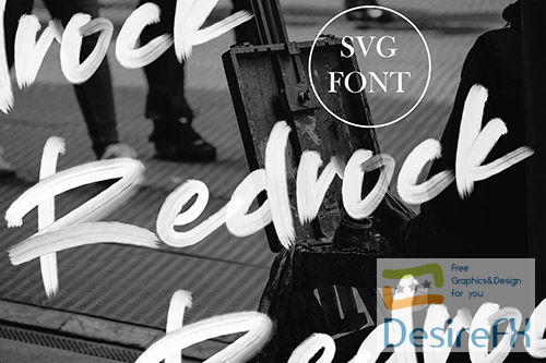 Redrock | SVG Brush Font